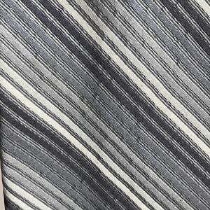 Zylos  Platinum George Machado 100% Silk Tie- Dark, Med Greys /Silver & White